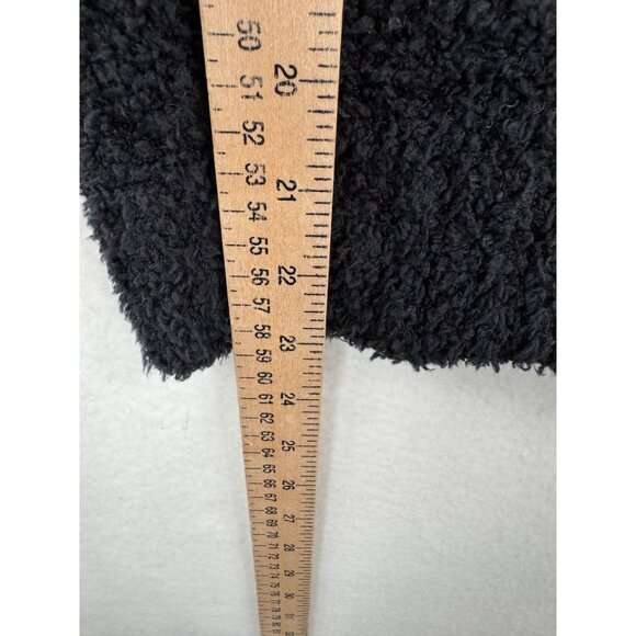 SKIMS Cozy Knit‎ Tank Black fuzzy soft onyx lounge sz 4X/5X - Picture 7 of 7